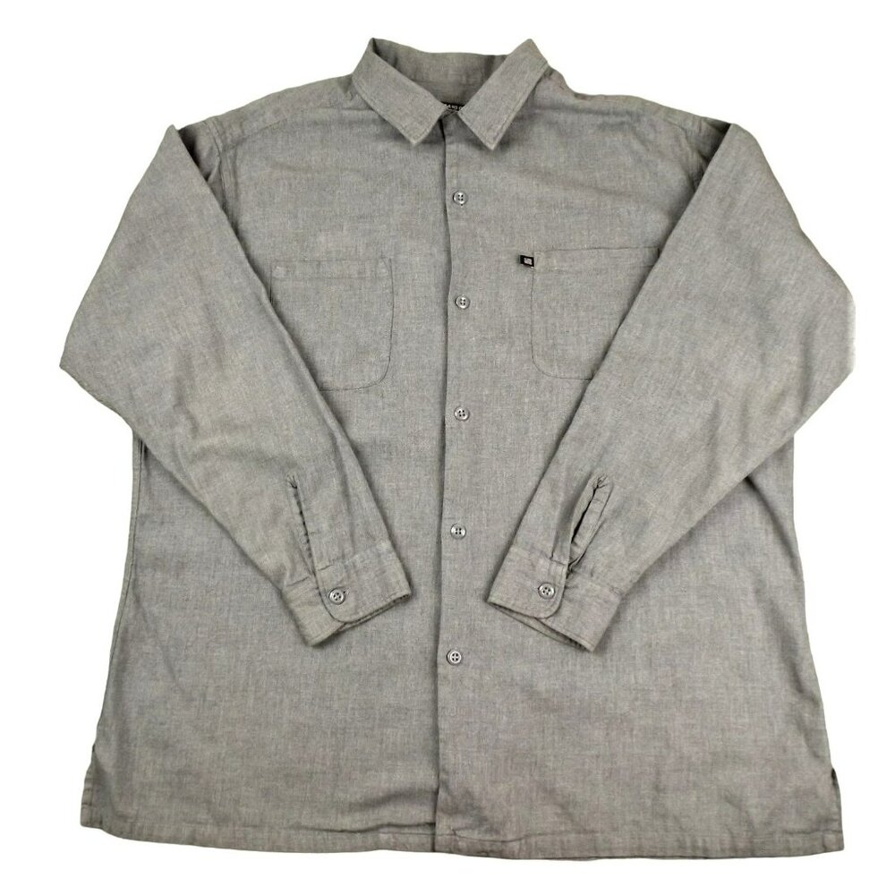 Polo Jeans Ralph Lauren Mens Grey Long Sleeved Shirt Size Large  JH975